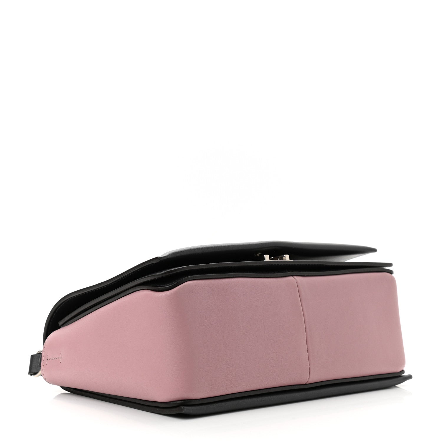 Celine Shiny Smooth Calfskin Medium Frame Shoulder Bag Liquorice Antique Rose 4 of 11