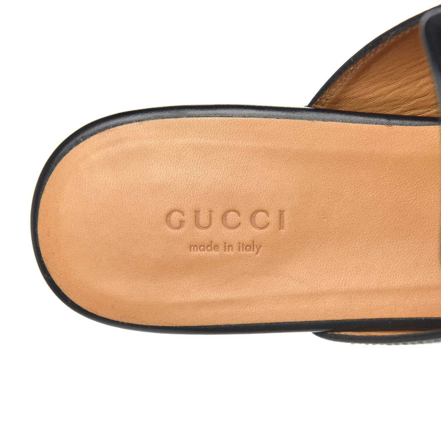 Gucci Calfskin Womens Princetown Slippers 39.5 Black 9 of 12