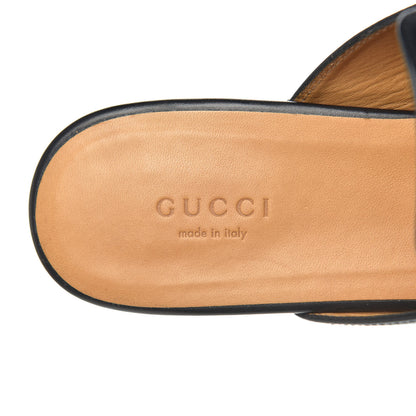 Gucci Calfskin Womens Princetown Slippers 39.5 Black 9 of 12