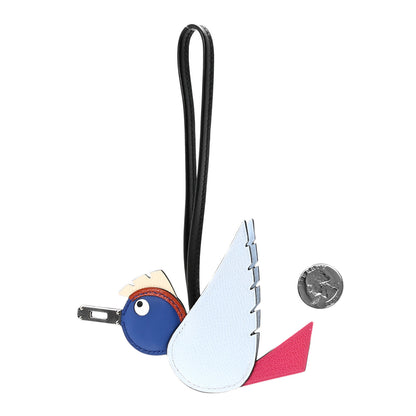 Hermes Epsom Swift Chevre Mysore Birdy Bag Charm Bleu Brume Rose Mexico Bleu Royal Cuivre Nata Black 2 of 5