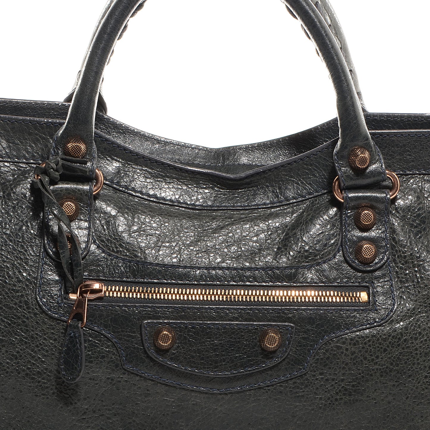 Agneau Giant 12 Rose Gold Hardware City Anthracite