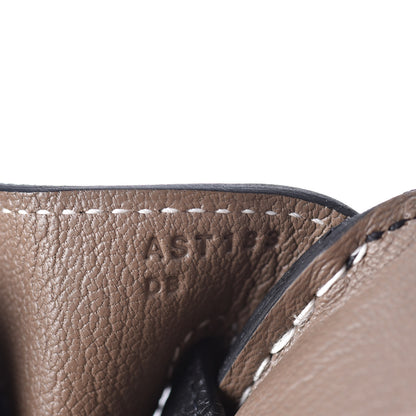 Hermes Togo Horseshoe Birkin 30 Black Etoupe 29 of 33