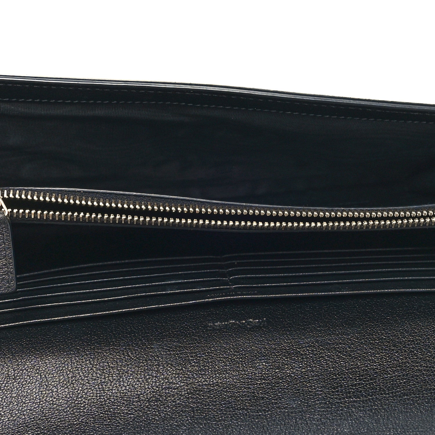 Saint Laurent Calfskin Monogram Belle de Jour Chain Clutch Black 5 of 10