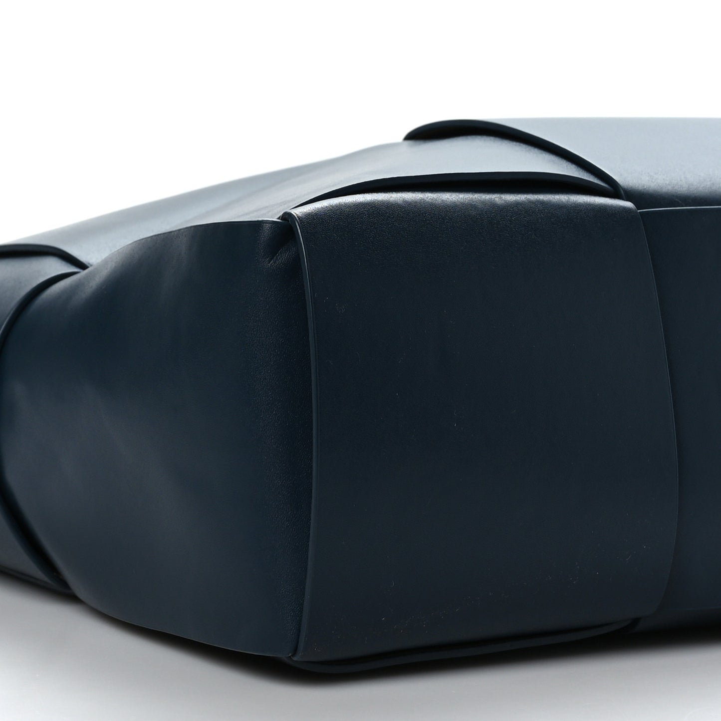 Nappa Maxi Intrecciato Mens Arco Tote Navy Blue