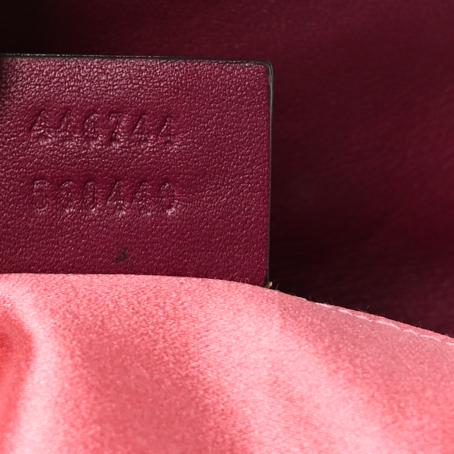Gucci Velvet Matelasse Mini GG Marmont Shoulder Bag Fuchsia Violet Cyclamen 7 of 10