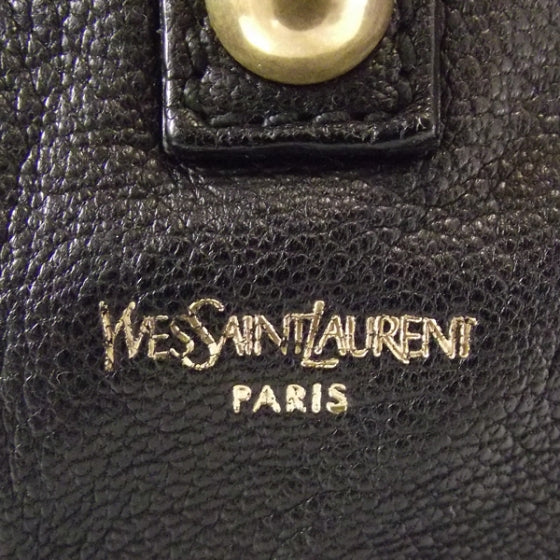 Saint Laurent Chevre Mini Bow Handbag Black 8 of 9