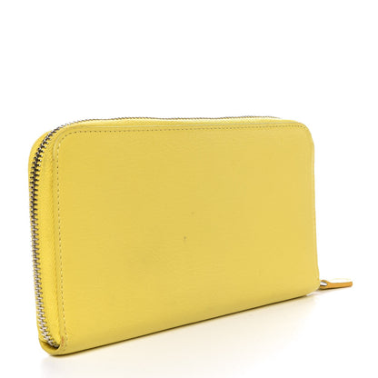 Givenchy Sugar Goatskin Pandora Zip Around Wallet Yellow 3 of 8