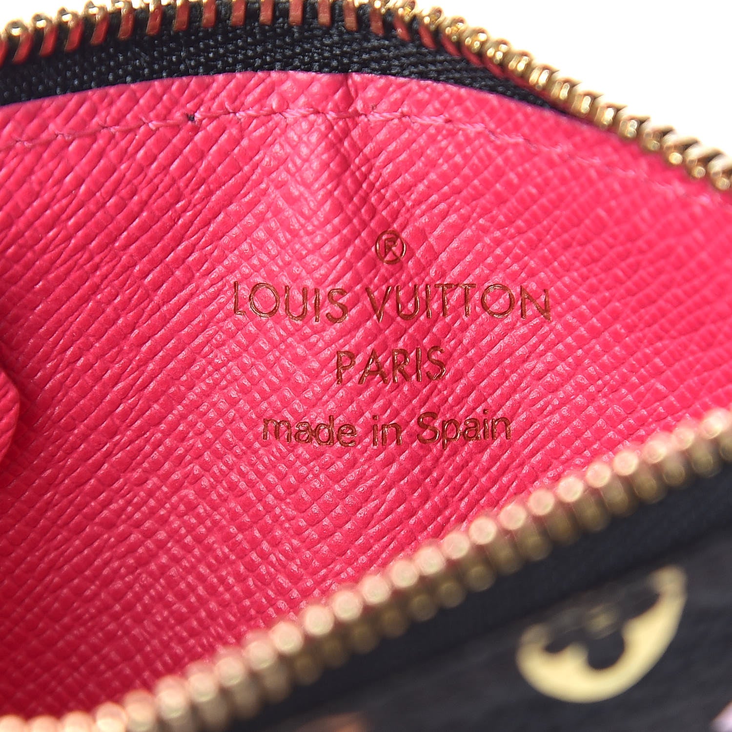 Louis Vuitton Monogram Multicolor Key Pouch Black Grenade 6 of 9
