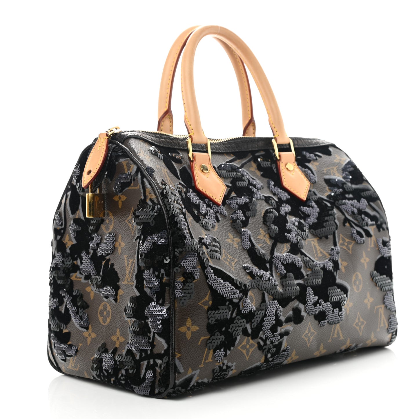 Monogram Fleur De Jais Sequins Speedy 30