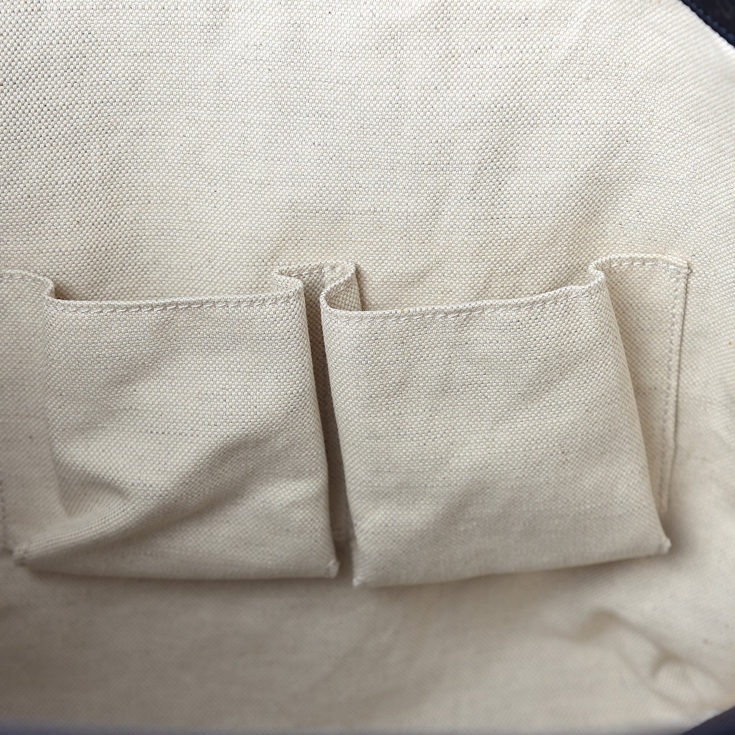 Nylon Monogram Medium Tote Navy