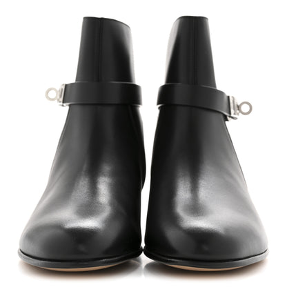 Hermes Calfskin Neo Low Boots 37.5 Black 3 of 10