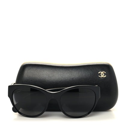 Chanel CC Polarized Stingray Sunglasses 5273-Q Black 7 of 7