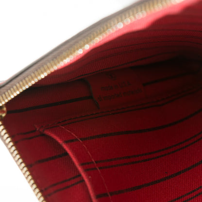 Louis Vuitton Damier Ebene Neverfull MM GM Pochette 7 of 9