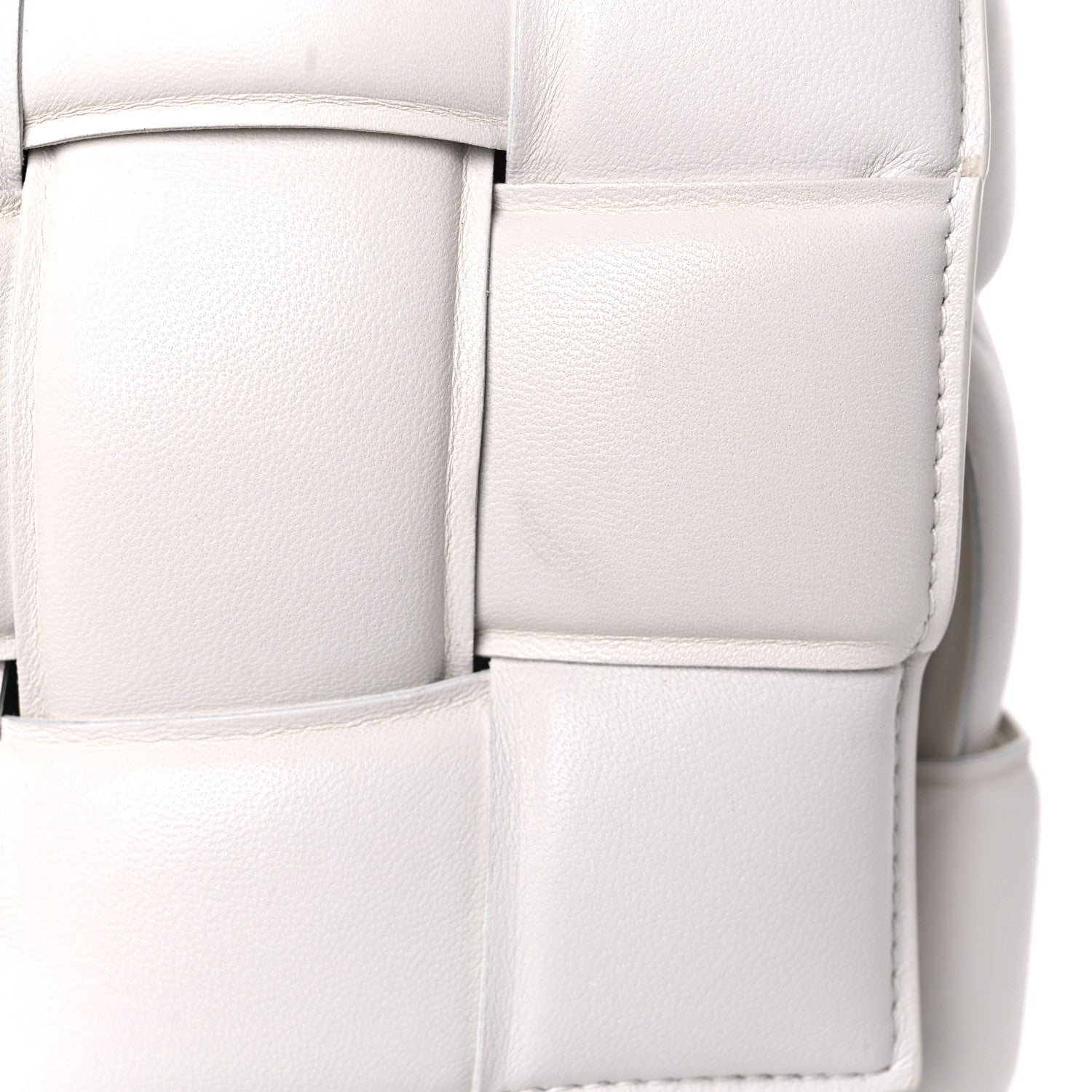 Bottega Veneta Nappa Maxi Intreccio Padded Cassette Crossbody Bag Chalk 11 of 15