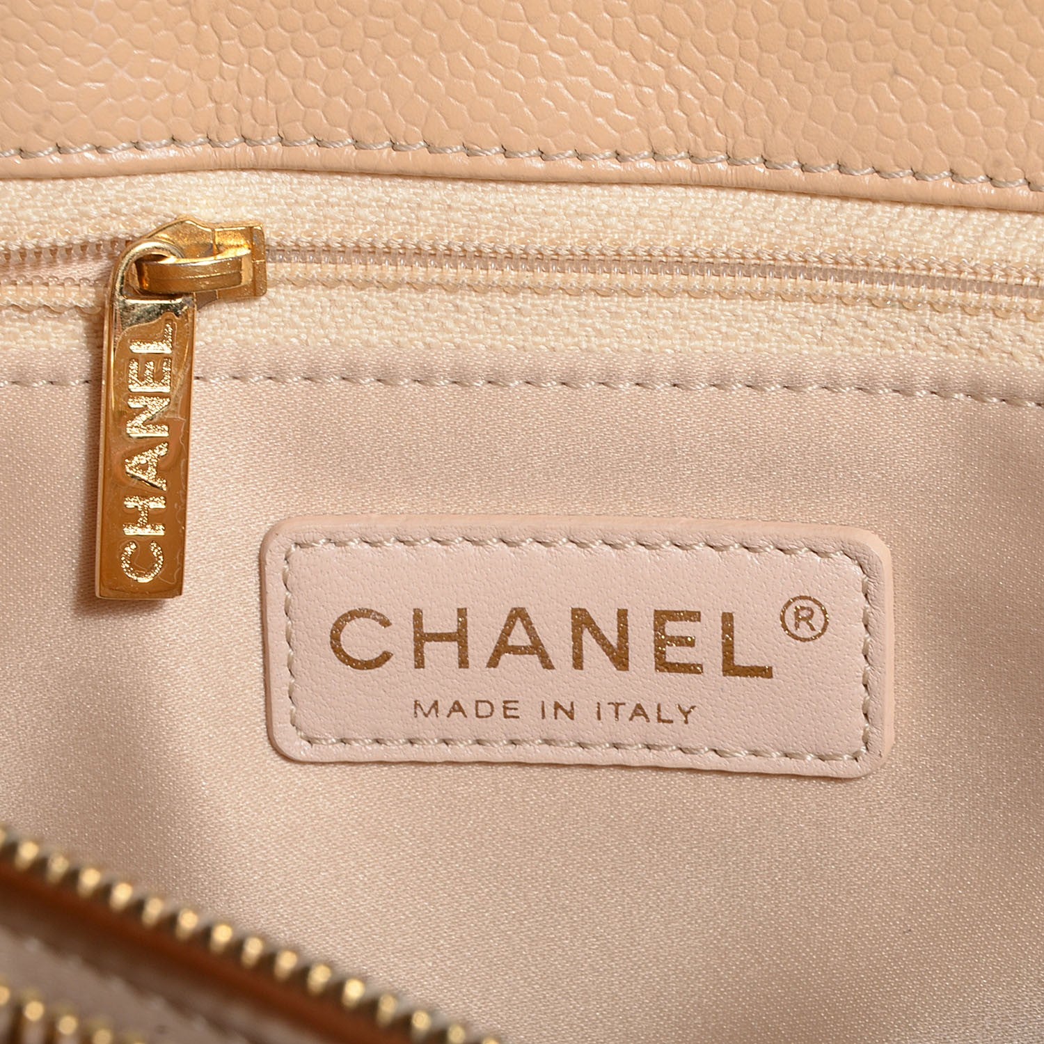 Chanel Caviar Grand Shopping Tote GST Beige Clair 6 of 7