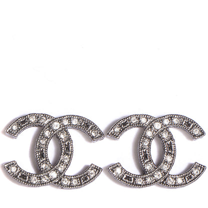 Chanel Crystal CC Earrings 1 of 5