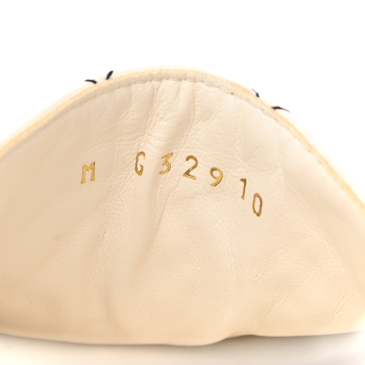 Chanel Lambskin Stitched CC Espadrilles 38 White Black 5 of 9