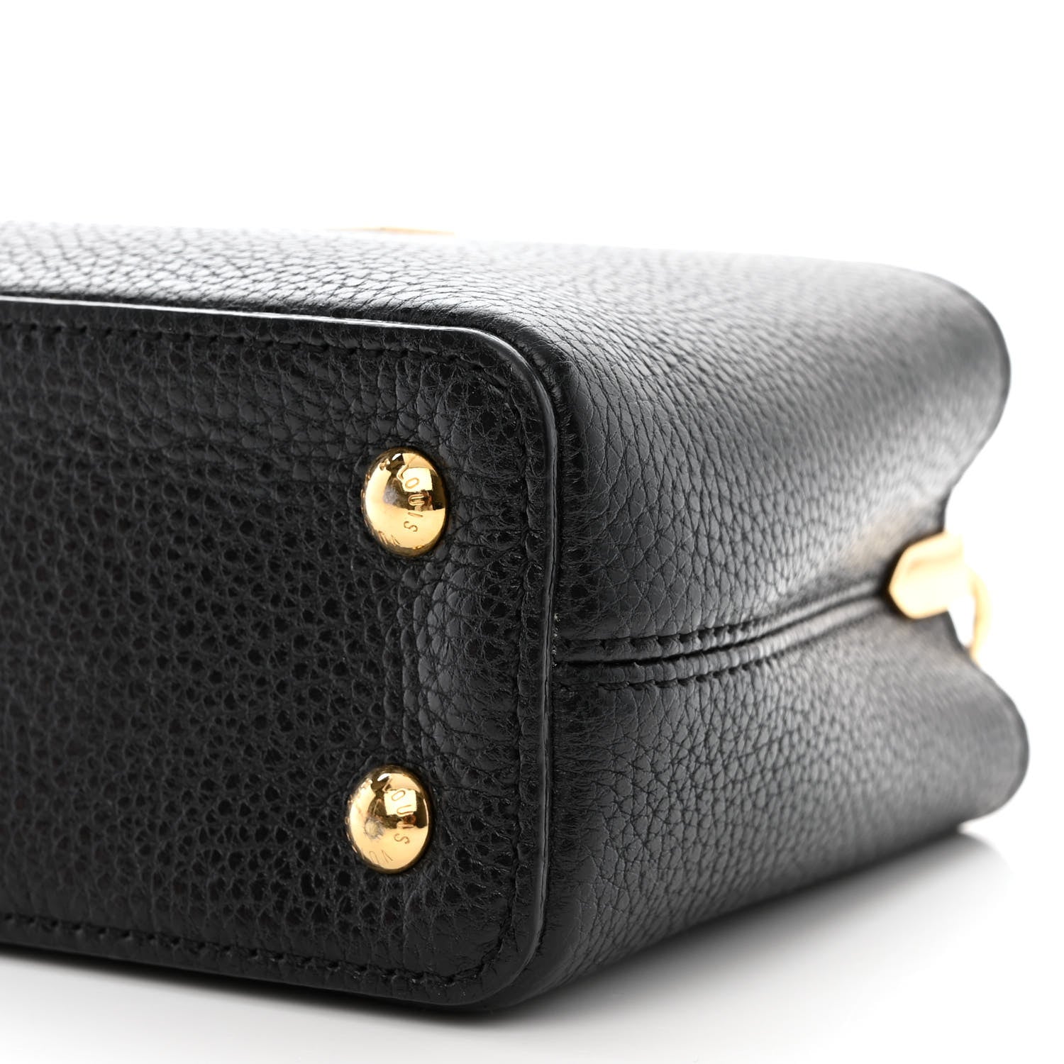 Louis Vuitton Taurillon Mini Chain Capucines Black 11 of 13