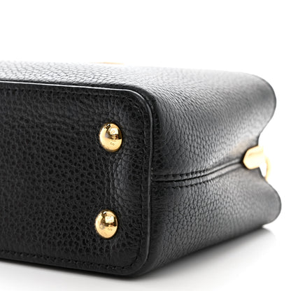 Louis Vuitton Taurillon Mini Chain Capucines Black 11 of 13