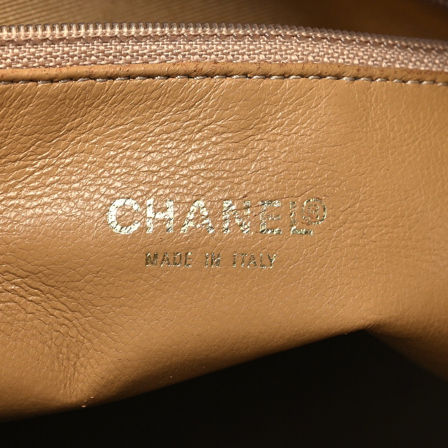 Chanel Caviar Quilted Medallion Tote Beige 6 of 12