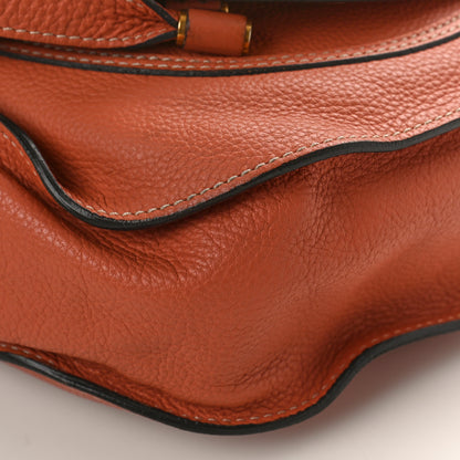 Chloe Calfskin Medium Marcie Hobo Clay Brown Whiskey 8 of 9