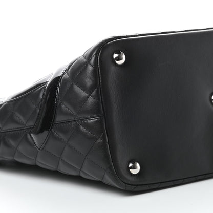 Chanel Calfskin Quilted Large Cambon Tote Black 9 of 11