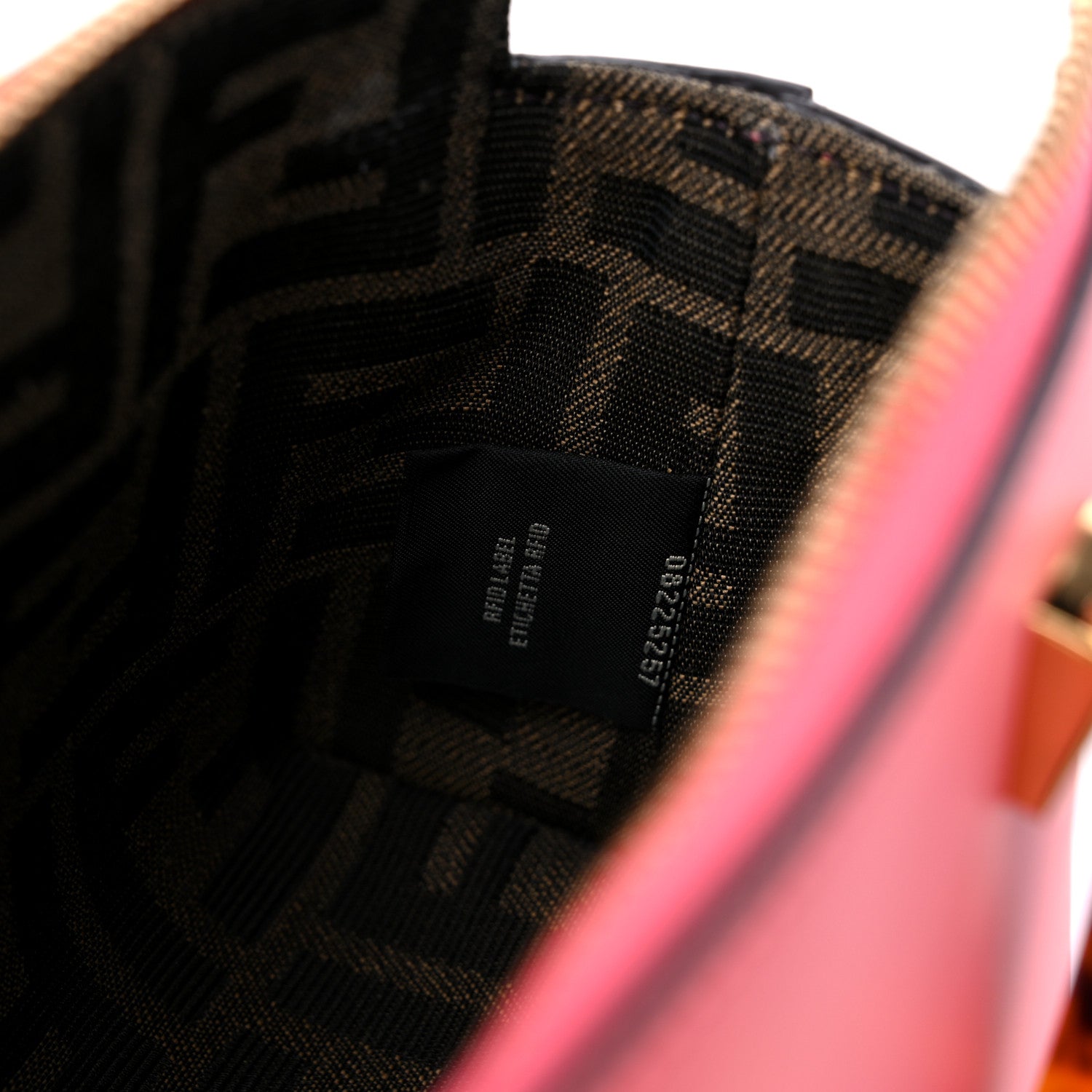 Fendi Vitello King Plexiglass Logo Embossed Mini By The Way Top Handle Boston Bag Pink Dalia 8 of 10