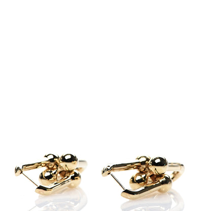 Tiffany 18K Yellow Gold Extra Large HardWear Link Earrings 3 of 5