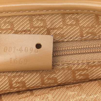 Gucci Suede Calfskin Bamboo Handle Jackie O Hobo Beige 7 of 15