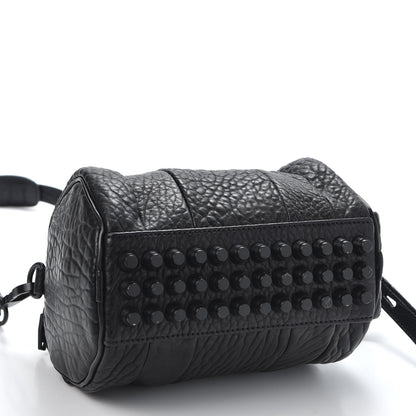 Alexander Wang Pebbled Lambskin Mini Rockie Black Matte Black Hardware 3 of 8
