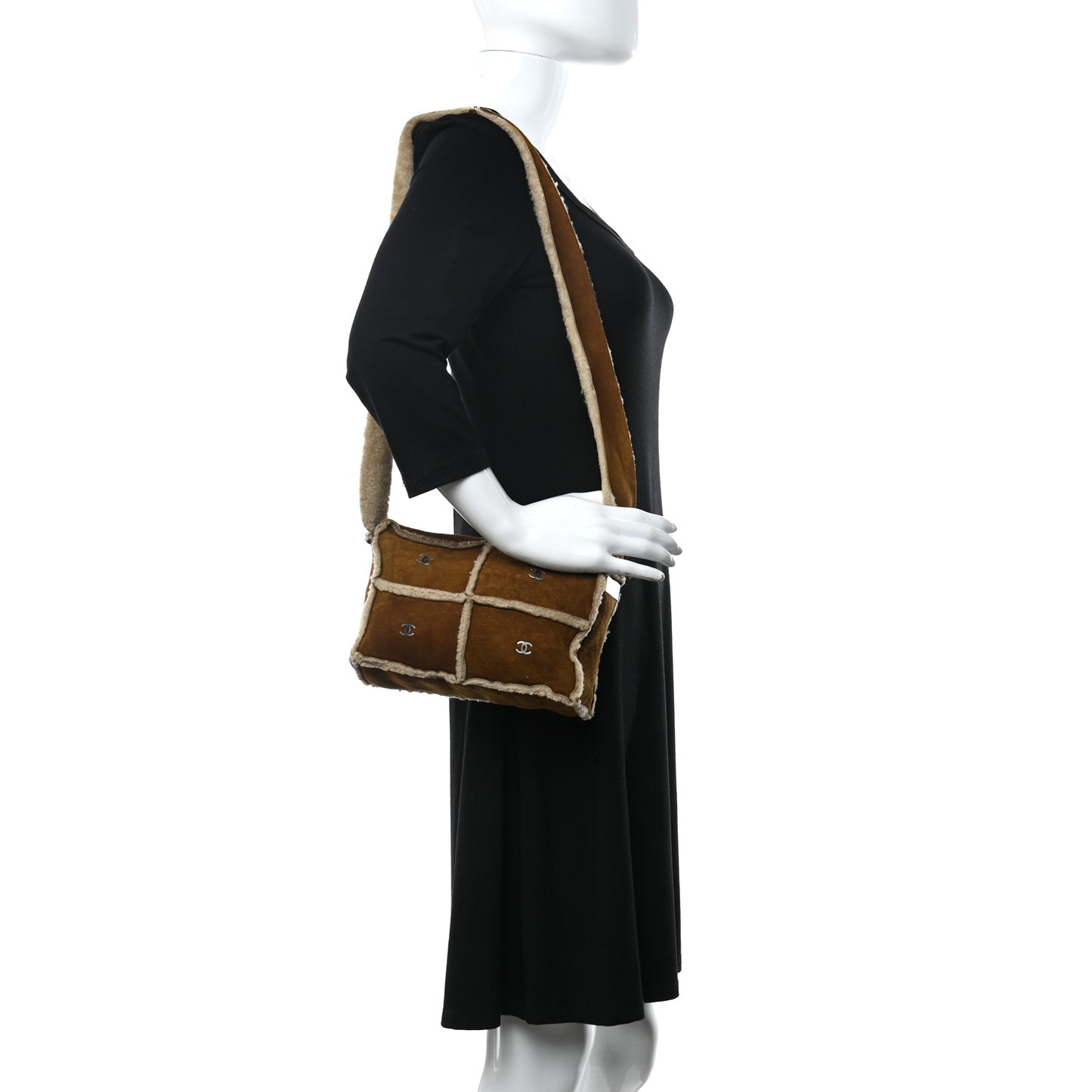 Sheepskin Sherpa Shoulder Bag