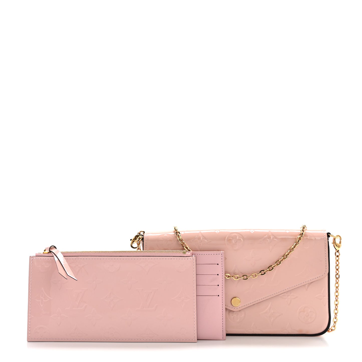 Vernis Felicie Chain Wallet Rose Ballerine