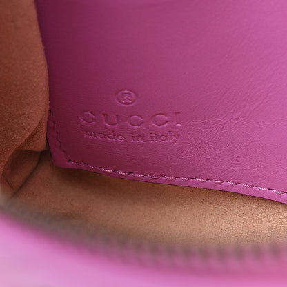 Gucci Calfskin Matelasse Mini GG Marmont Chain Bag Candy Mousse 6 of 11