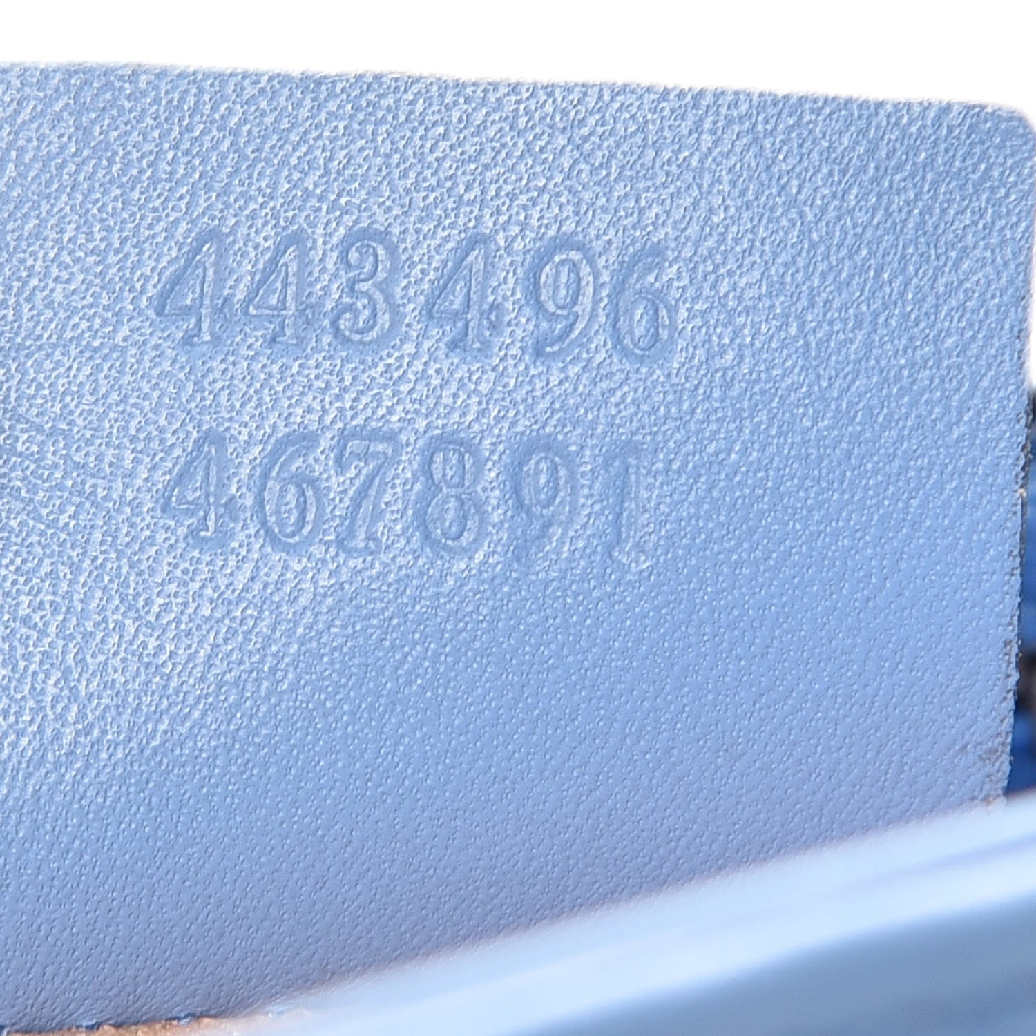 Gucci Calfskin Matelasse Medium GG Marmont Shoulder Bag Clear Sky Blue 7 of 9