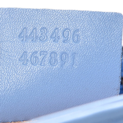 Gucci Calfskin Matelasse Medium GG Marmont Shoulder Bag Clear Sky Blue 7 of 9