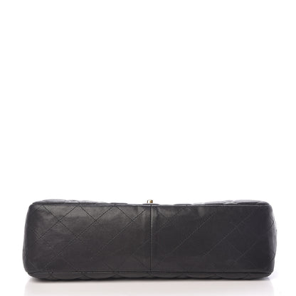 Chanel Lambskin Quilted Jumbo Single Flap Black 8 of 23