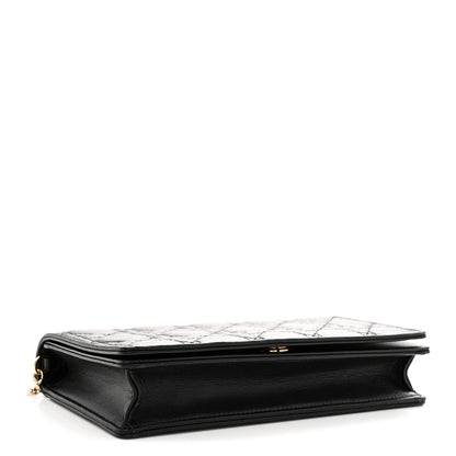Christian Dior Lambskin Cannage Lady Dior Pouch Black 5 of 10