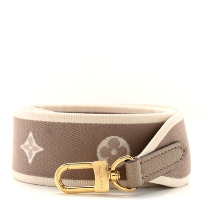 Louis Vuitton Jacquard Diane Shoulder Strap Tourterelle Creme 1 of 4