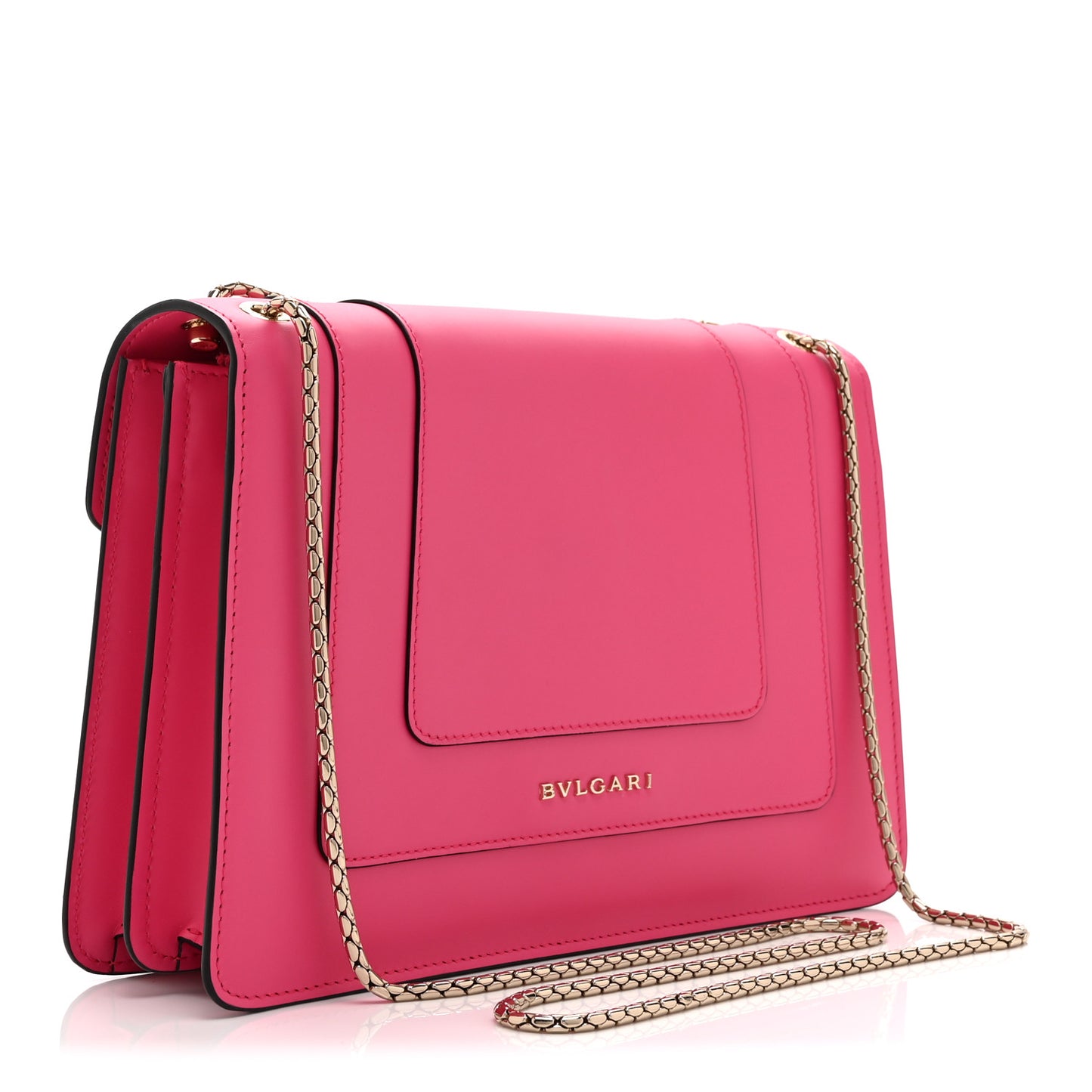 Calfskin Serpenti Forever Shoulder Bag Pink
