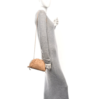 Bottega Veneta Nappa Intrecciato The Mini Pouch Almond 2 of 10