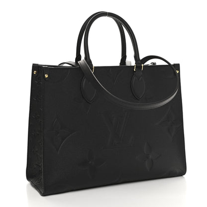 Louis Vuitton Empreinte Monogram Giant Onthego MM Black 3 of 8