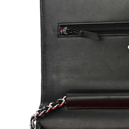Chanel Calfskin Quilted Cambon Wallet On Chain WOC Black 13 of 17