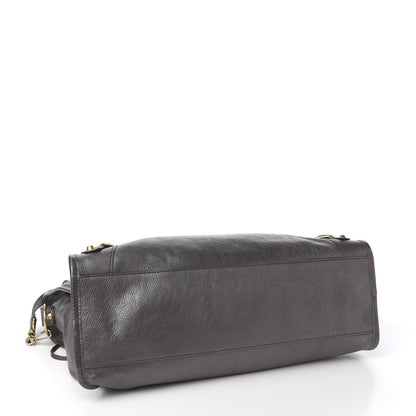 Balenciaga Pearlescent Goatskin Classic Gold Hardware City Bronze 3 of 9