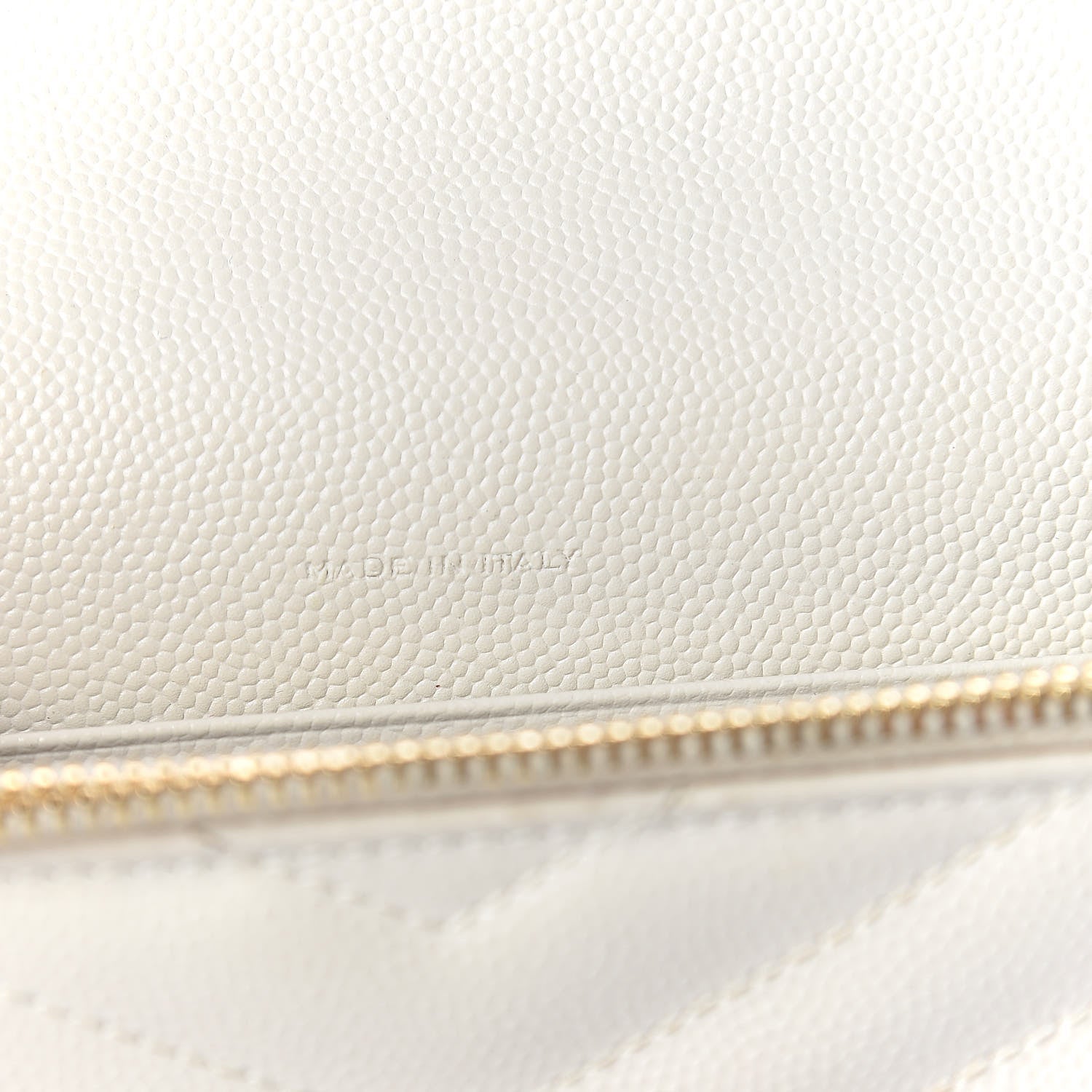 Saint Laurent Grain De Poudre Matelasse Chevron Monogram Envelope Chain Wallet Porcellana 11 of 14