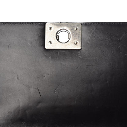 Chanel Glazed Calfskin Medium Boy Flap Black 14 of 15