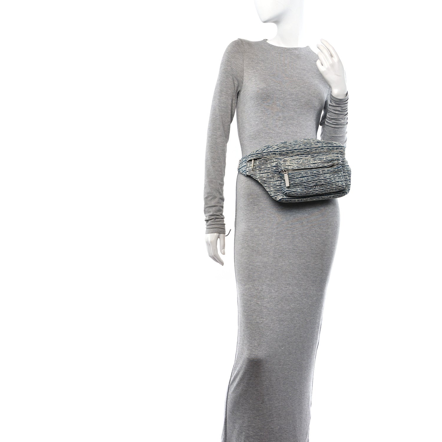Givenchy Denim Logo 4G Print Belt Bag Light Blue 2 of 10
