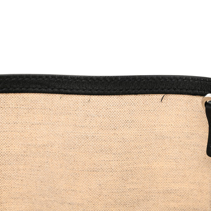 The Row Canvas Calfskin Park Tote Beige Black 11 of 12