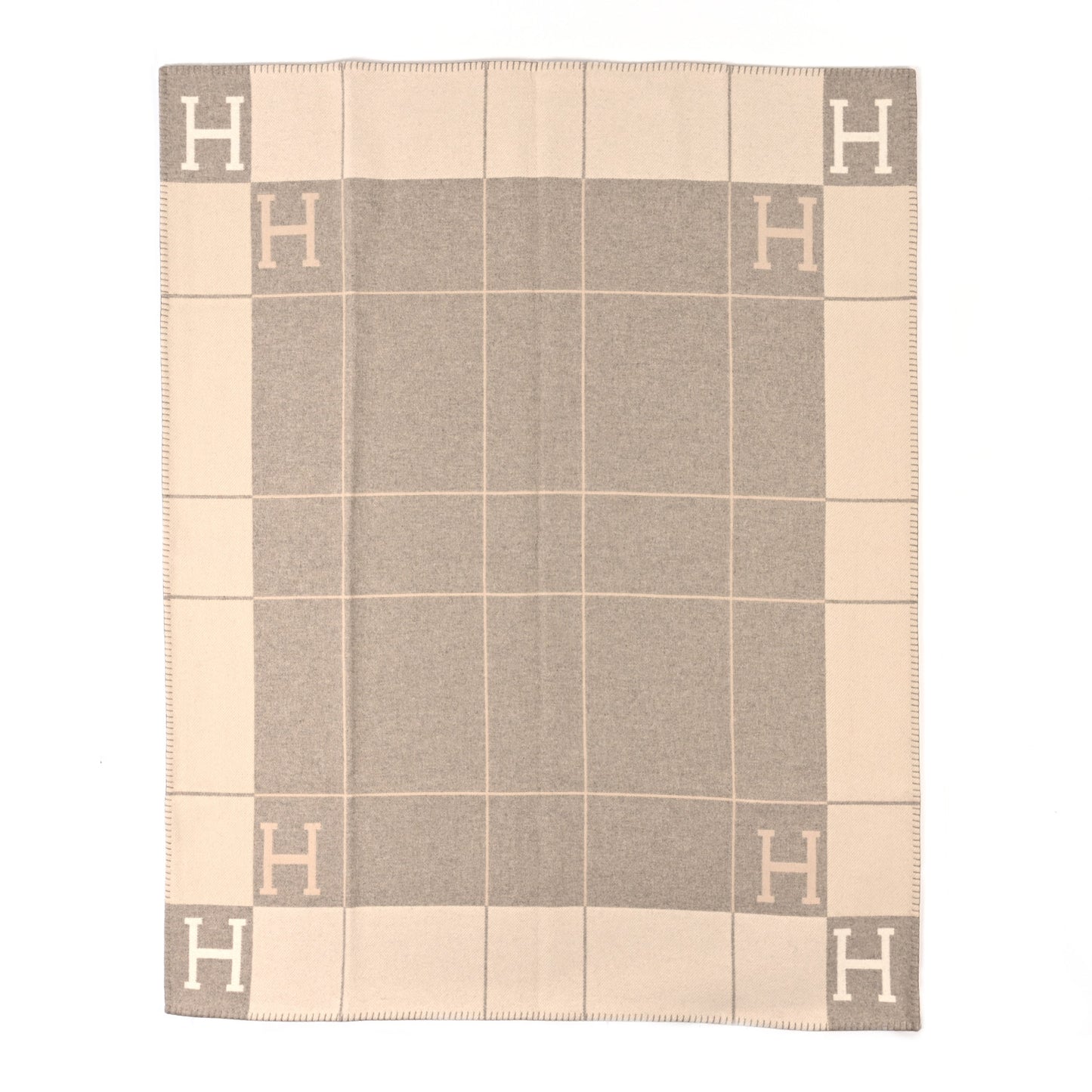Wool Cashmere Avalon III Blanket Coco Camomille
