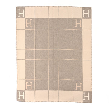 Hermes Wool Cashmere Avalon III Blanket Coco Camomille 3 of 5