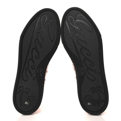 Gucci Glitter Galactica Nappa High Top Sneakers 38.5 Soft Pink Rosa 6 of 9